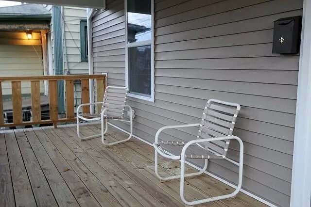 Back porch at 815 E Center St